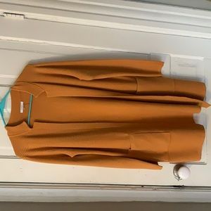 Mustard yellow cardigan